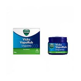 Vicks Vaporub bimbo che piange; vasetto di unguento manifesto pubb