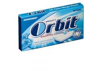 Orbit peppermint sugar free