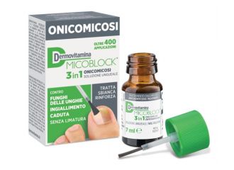 Dermovitamina micoblock 3in1 onicomicosi soluzione ungueale 7 ml