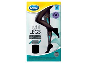 Scholl lightlegs 60 denari taglia xl colore nero 1 paio