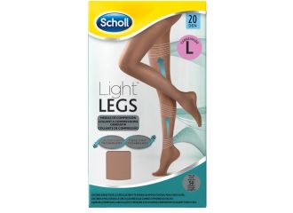 Scholl lightlegs 20 denari taglia l colore nude 1 paio