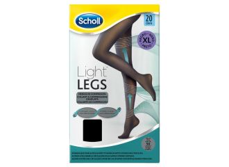 Scholl lightlegs 20 denari taglia xl colore nero 1 paio