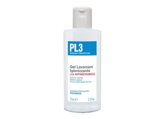 Pl3 gel lavamani igienizzante antimicrobico 75 ml