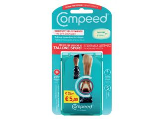 Compeed cerotti per vesciche al tallone sport 5 pezzi promo 5 euro