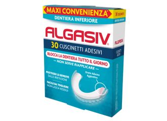 Algasiv adesivo per protesi dentaria inferiore 30 pezzi