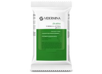 Vidermina clx attiva 15 salviette intime detergenti