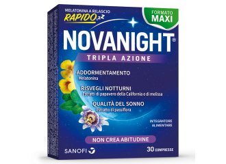 Novanight 30 compresse rilascio radido new