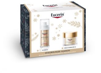 Eucerin hyaluron filler elasticity xmas pack 2022 crema giorno spf 15 50 ml + 3d siero 30 ml