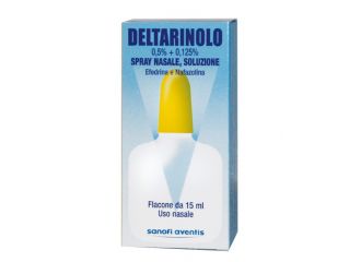 Deltarinolo 5 mg/ml + 1,25 mg/ml spray nasale, soluzione