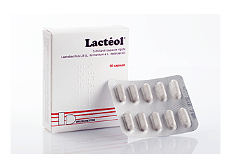 Lacteol 10 miliardi polvere orale e 5 miliardi capsule rigide.