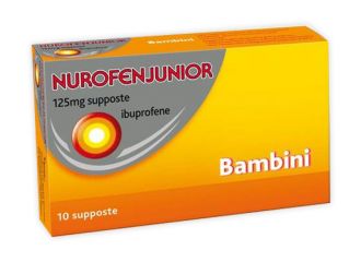 Nurofenjunior 125 mg supposte bambini