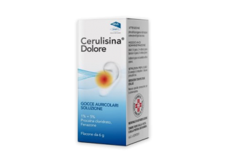 Cerulisina dolore, 1% + 5% gocce auricolari, soluzione flacone 6 g