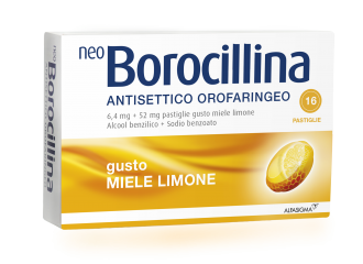 Neo borocillina antisettico orofaringeo 6,4 mg + 52 mg