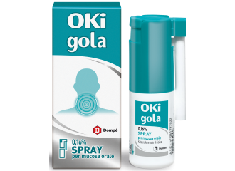 Oki gola 0,16% spray per mucosa orale