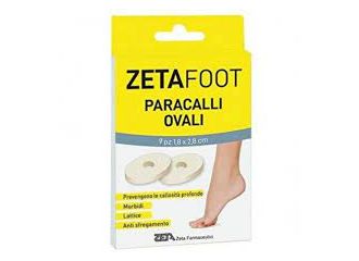 Zetafoot paracallo ovale lattice 9 pezzi