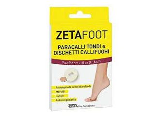 Zetafoot paracallo tondo 9 pezzi + dischetto callifugo 15 pezzi