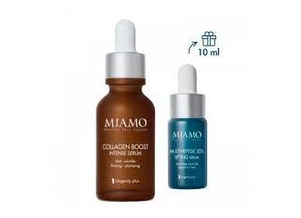 Miamo cofanetto 2024 fill&lift 1 rughe di tono collagen 30 ml + 1 multi peptide 10 ml