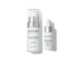 Miamo cofanetto booster immunita' vitamin blend 15% recovery serum 30 ml + aging defense sunscreen drops 10 ml