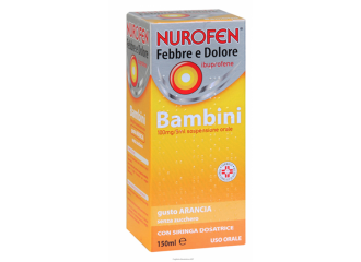 Nurofen febbre e dolore bambini 100mg/5ml sospensione orale arancia