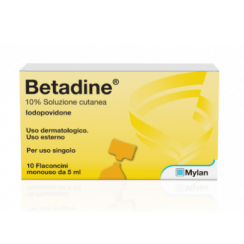 Betadine 10% soluzione cutanea flaconcini